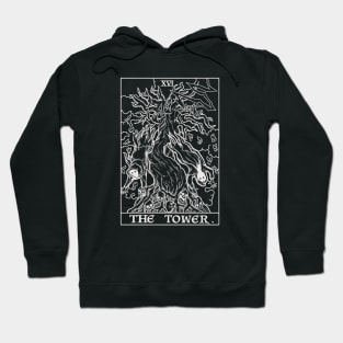 The Tower Tarot Card Tree of Life Hoodie